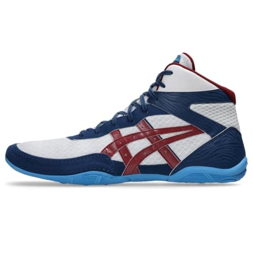 ASICS Mens Matflex 7 Wrestling Shoes 9 WhiteBeet RED