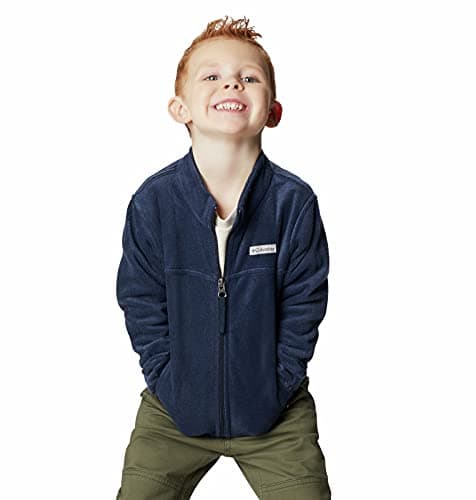 Columbia Youth Boys Steens Mt II Fleece, Collegiate Navy, Large