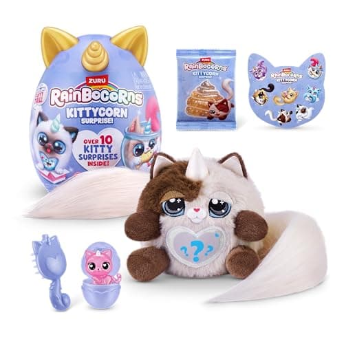 Kittycorn Surprise Series 3 (Himalayan) by ZURU, Plush Toy, Collectible Plush Stuffed Animal, Slime, Surprise Eggs for Girls