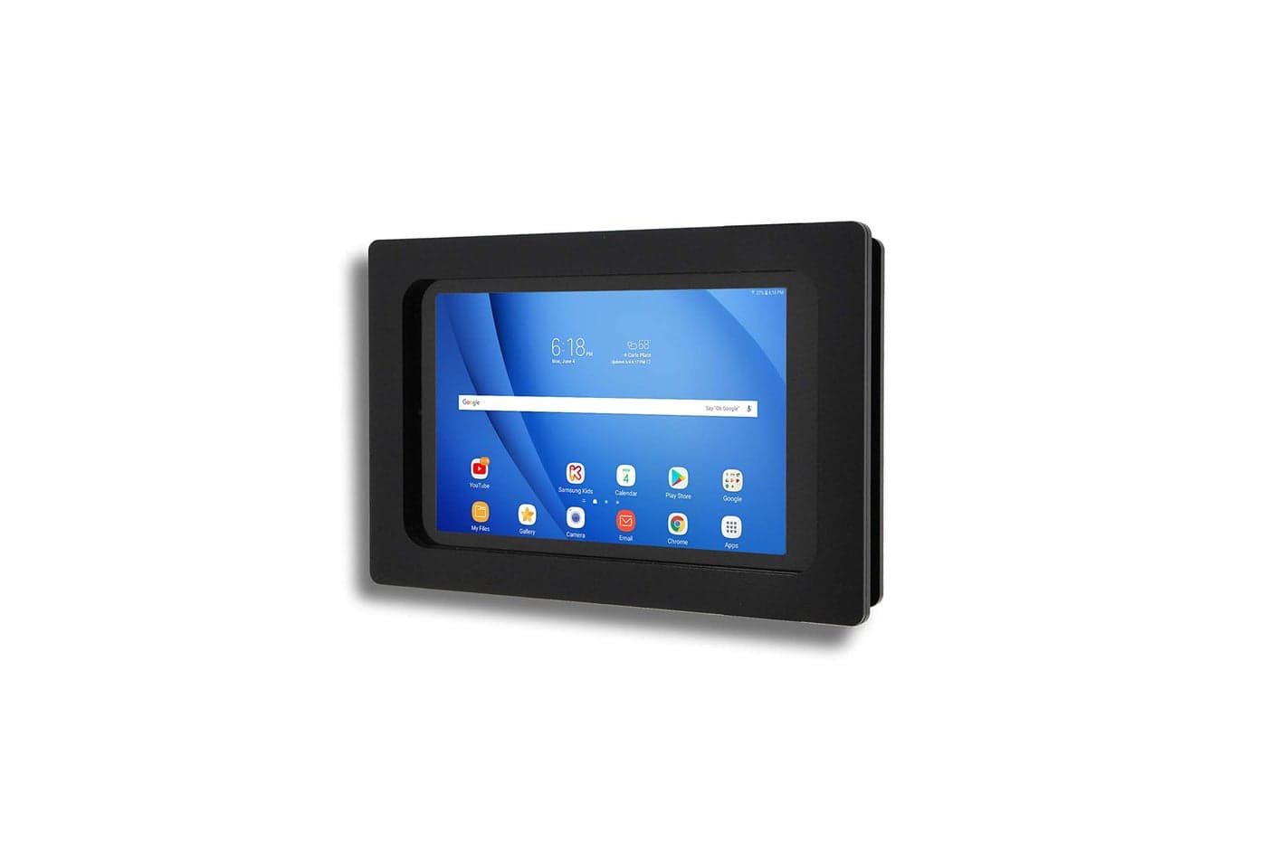 TABcare Security AntiTheft Acrylic VESA Enclosure for Samsung Galaxy TAB A7 104 SMT500 with Wall Mount Kit Black TAB A7 104