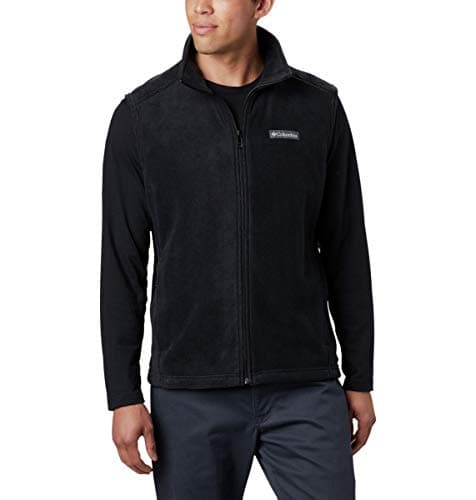 Columbia Mens Steens Mountain Fleece Vest, Black, 5X