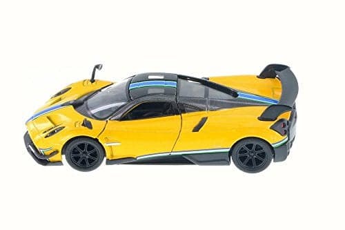 KiNSMART 2016 Pagani Huayra BC 5 138 Scale Die Cast Metal Model Toy Car wPullback Action Yellow Race