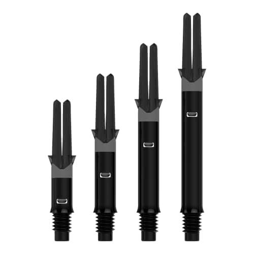 Lstyle Dart Shafts Spinning Black Medium 260 1 Set 3 Shafts for Soft Tip Steel Tip Darts