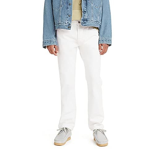 Levi's Men's 501 Original Fit Jeans (Also Available in Big & Tall), (New) Optic Daisy, 34W x 34L