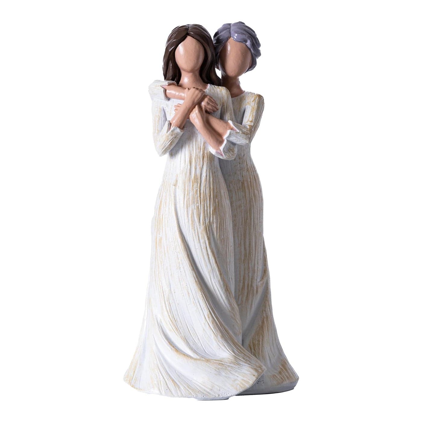 BUTILIVEEN Mother Daughter Figurine Birthday Gifts for Daughter from Mom Gifts for Mothers Day and Christmas 8inch Hand Painted Resin
