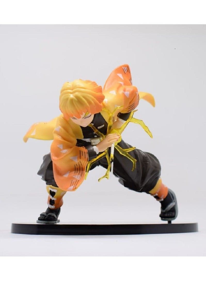 Battle Pose Zenitsu Agatsuma Handmade Figure Model Display Piece