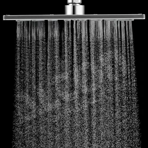 ALTON SHR22160, Stainless Steel, 6x6 INCH Overhead Shower, Without Arm, Silver