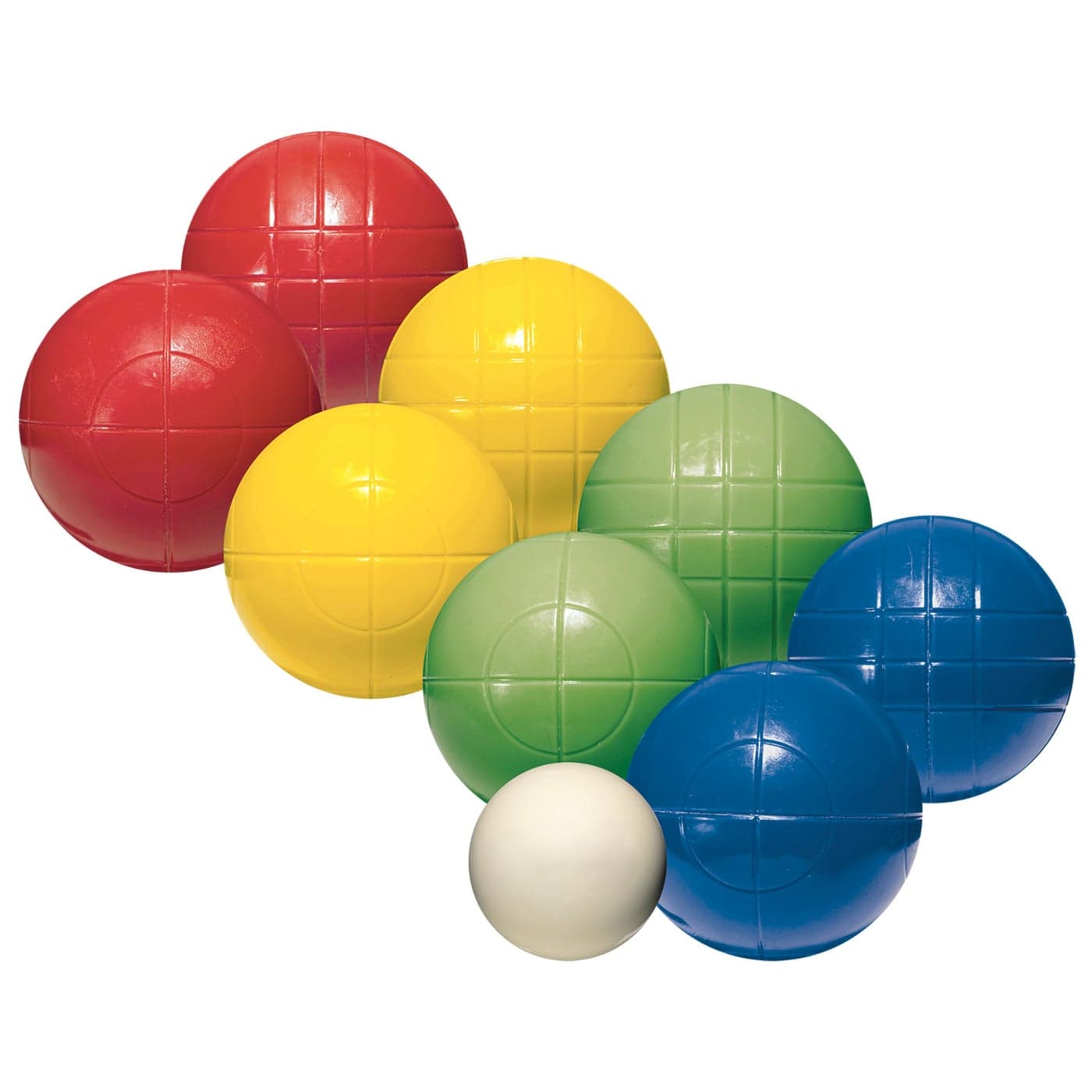 Franklin Sports Bocce Sets Regulation Bocce Balls and Pallino Beach and Lawn Bocce Set Intermediate 100mm