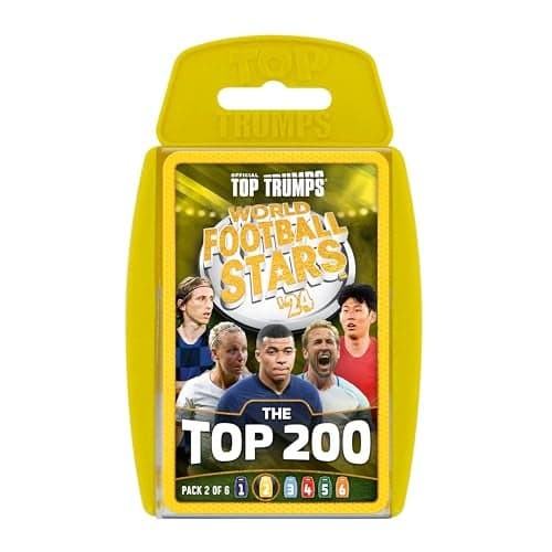 World Football Stars Top 200 Pack 2 Top Trumps Card Game