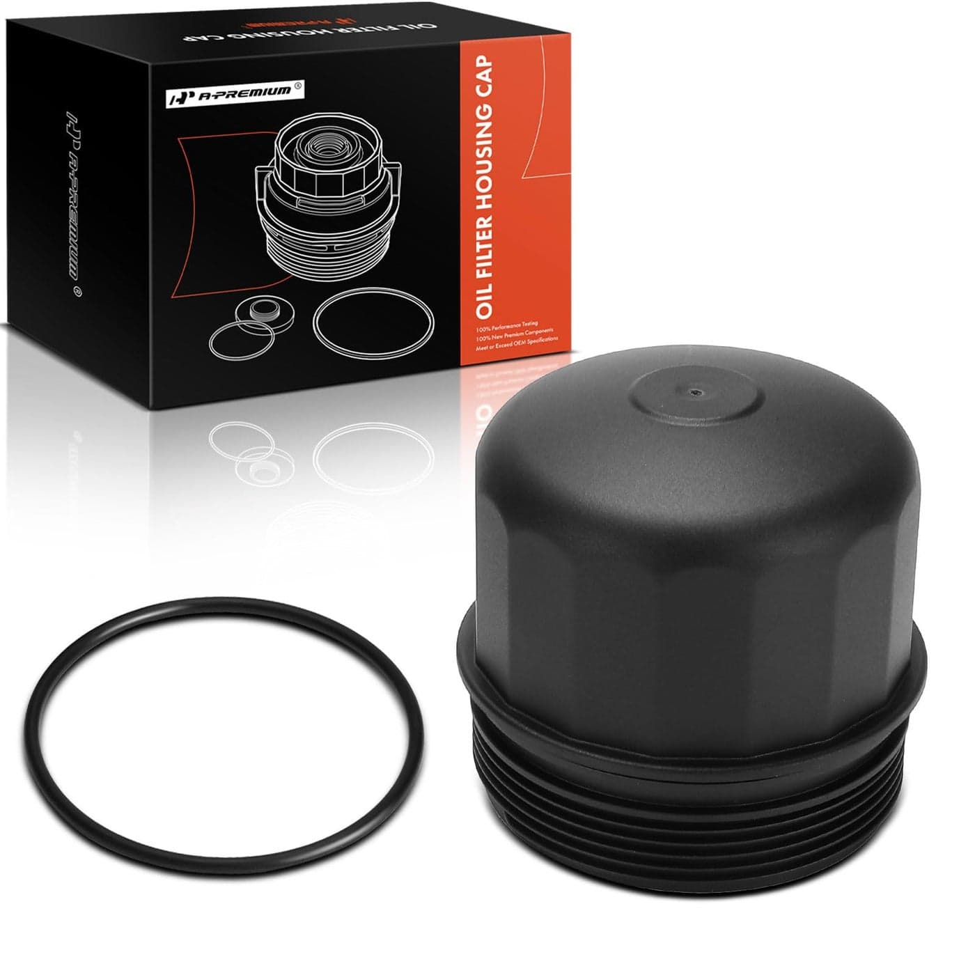APremium Oil Filter Housing Cap Assembly Compatible with Volvo XC90 20032011 S60 20012009 XC70 20032007 S80 19992010 C70 19982004 S40 20002004 S70 19982000 V40 20002004 V70 19982007