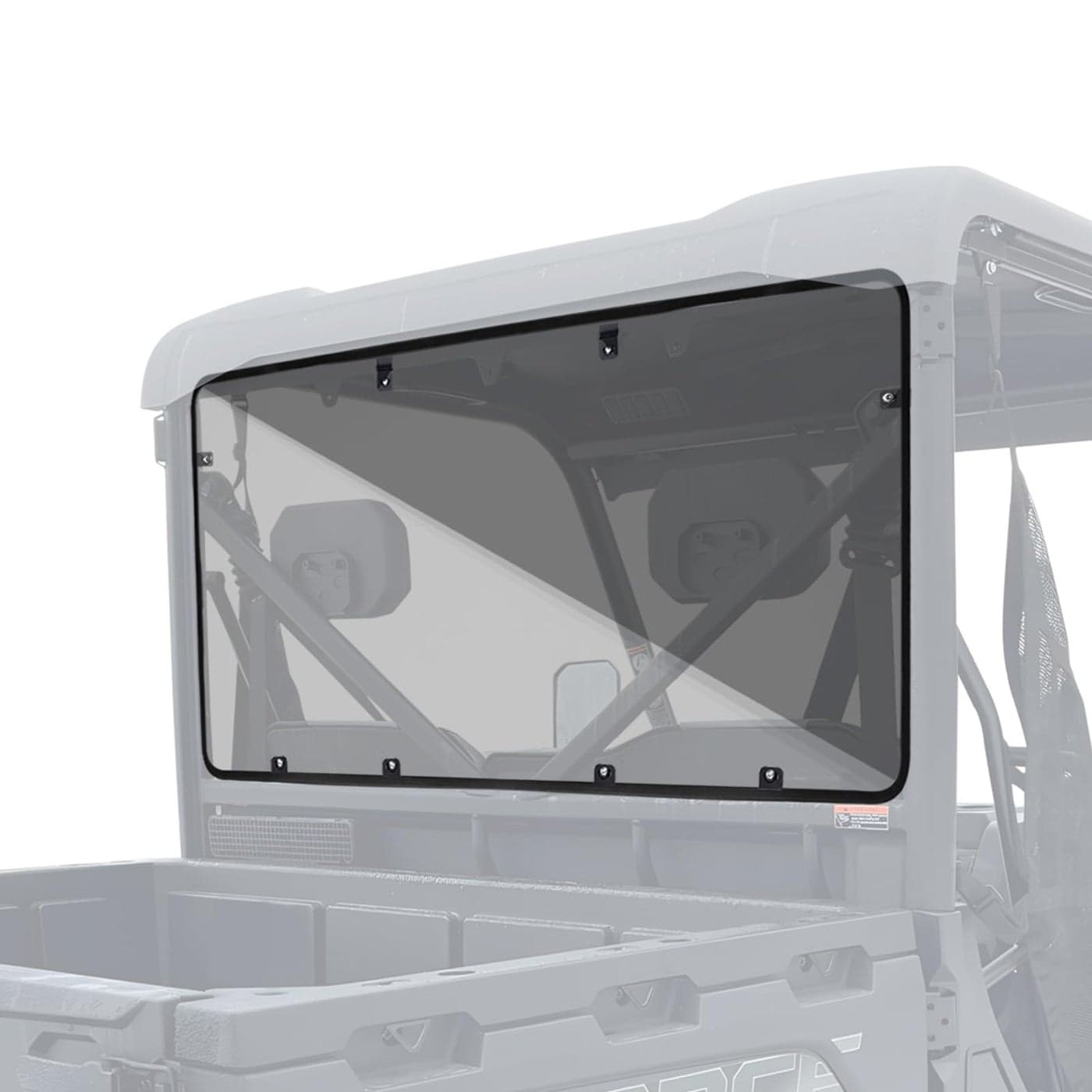 StarknightMT Uforce 600 Rear Windshield UTV Back Window Compatible With 2021 CFMOTO UForce 600 Back Windshield Polycarbonate Clear Windscreen 250 Time Stronger Than Glass