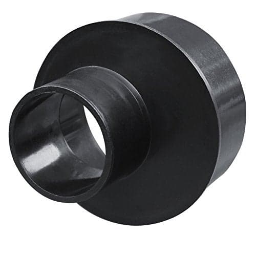 POWERTEC 70146 Eccentric Reducer, 4-Inch to 2-1/4-Inch, Dust Collection Hose Attachment - Black