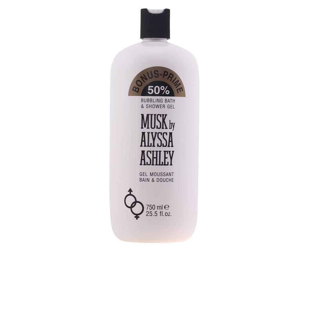 Alyssa Ashley Musk Bubbling Bath and Shower Gel Shower Gel Body Wash for Women Mens Body Wash Infused with Jasmine and Iris 255 oz