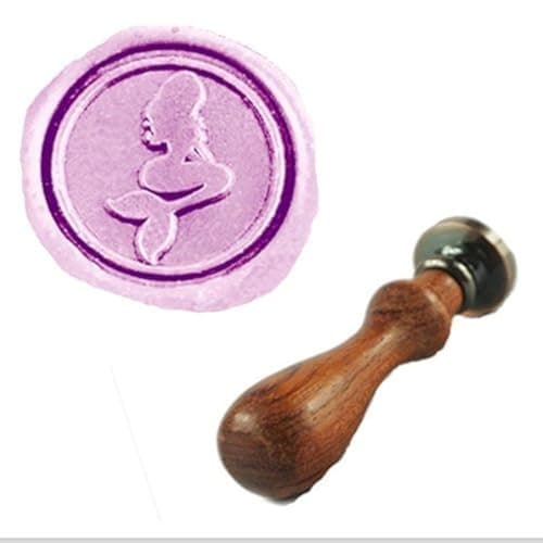 MDLG Vintage Pretty Mermaid Wax Seal Sealing Stamp Embellishment Wedding Invitation Card Snail Mail Gift Wrapping Wine Package Great Christmas Gift Idea Wax Seal Stamp Set