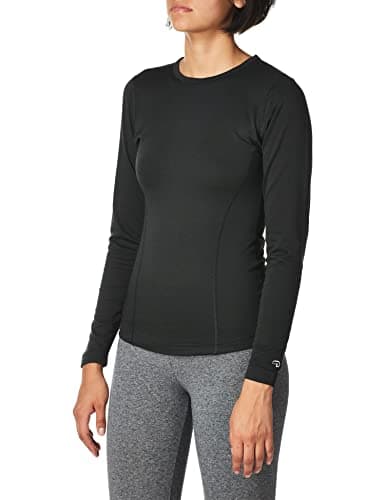 Duofold Women's Heavy Weight Double Layer Thermal Shirt, Black, Small