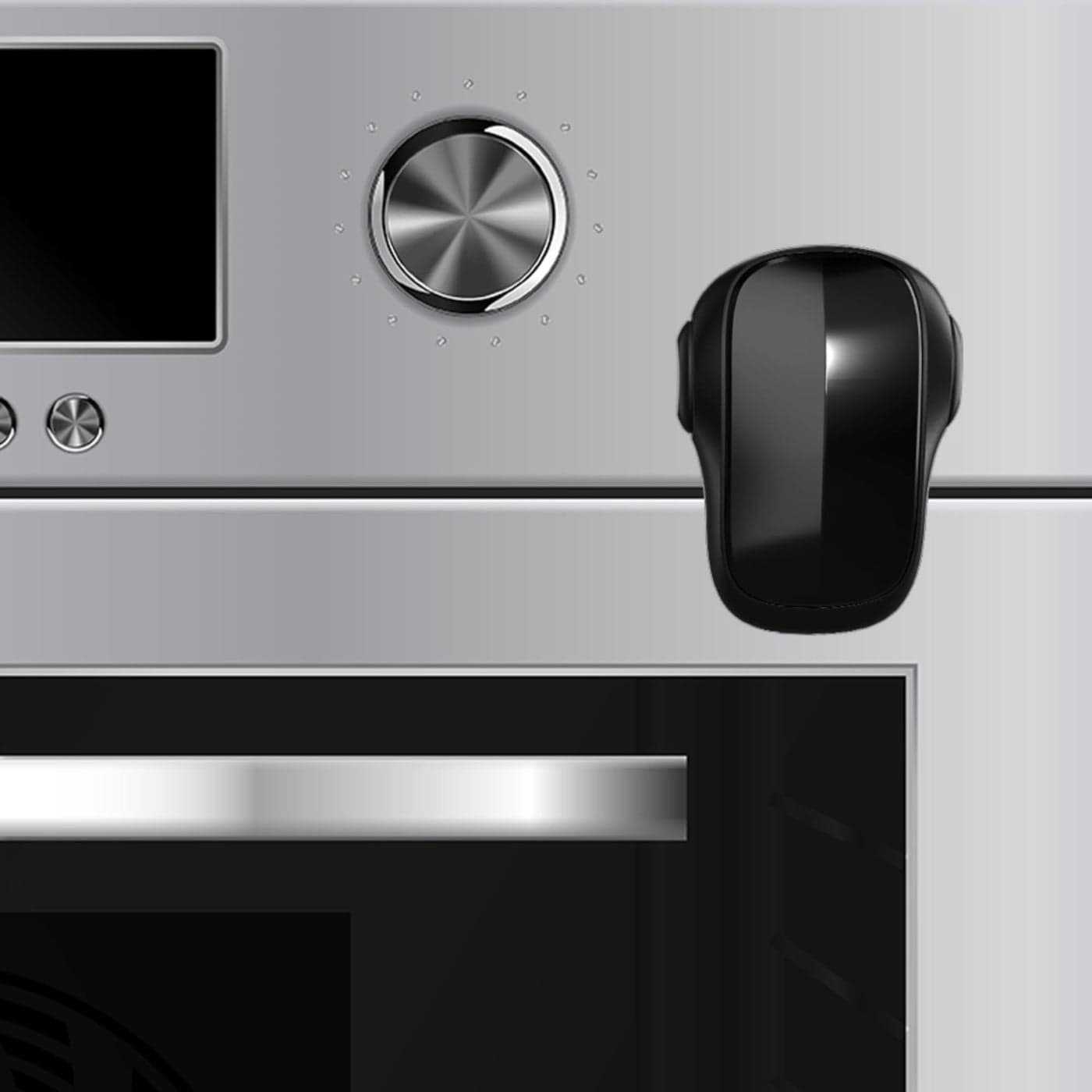 Heart of Tafiti Oven Lock Childproof Oven Front Door Lock Child Safety Strong Adhesive Easy to Install HeatResistant Black
