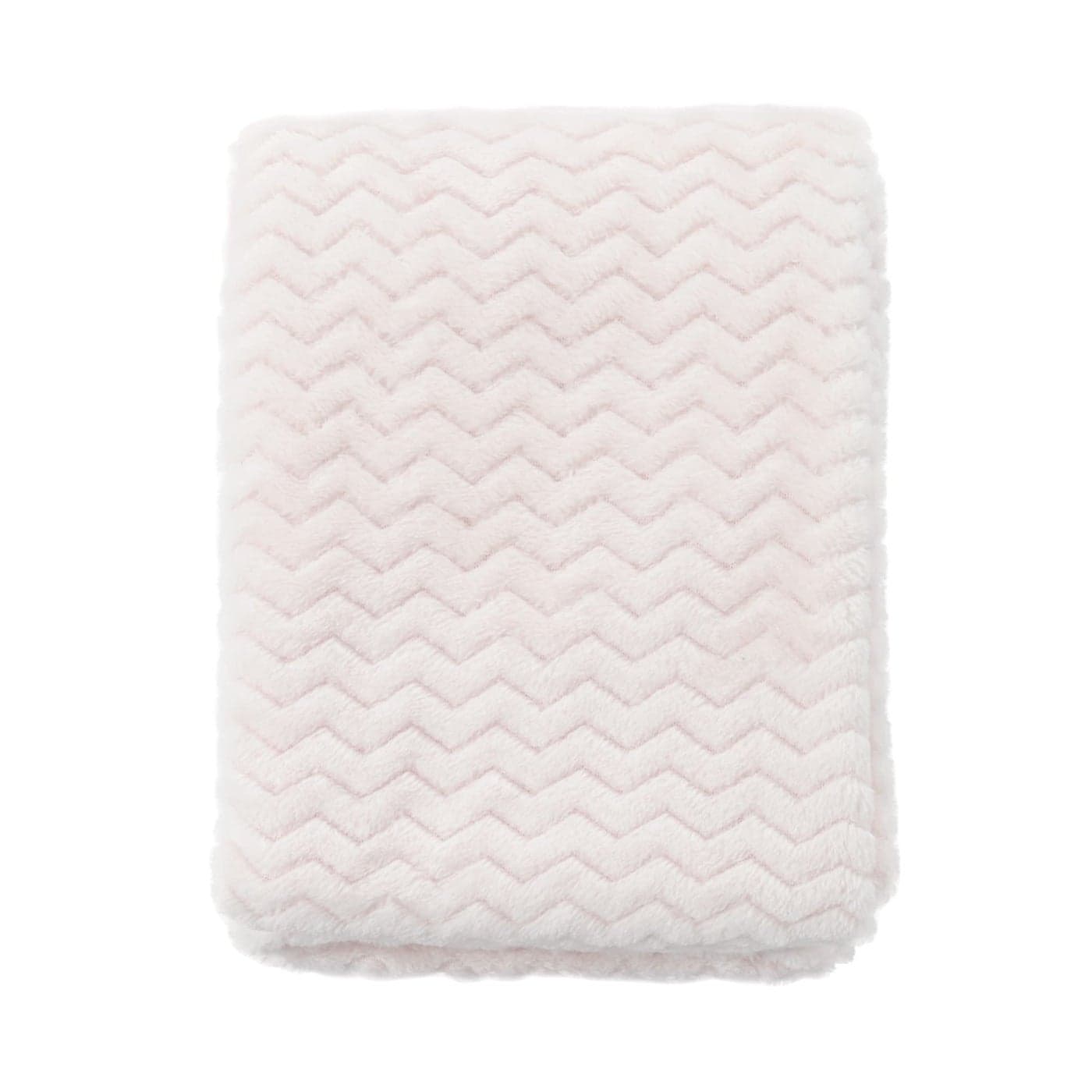 CREVENT 30''X40'' Soft Cozy Warm Baby Blankets for Boys Girls Solid Color - All Season Use - Newborn Essentials (Wave Ivory/White)
