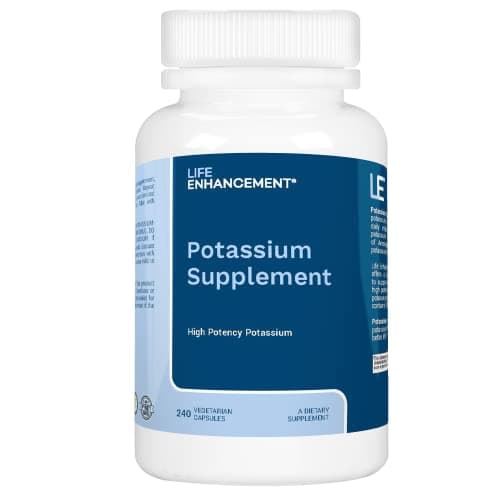 Life Enhancement Potassium Supplement 1020 mg120 Servings 240 caps