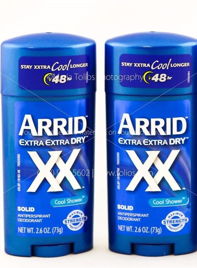Deodorant 2.6 Ounce Solid Xx Cool Shower (76ml) (2 Pack)