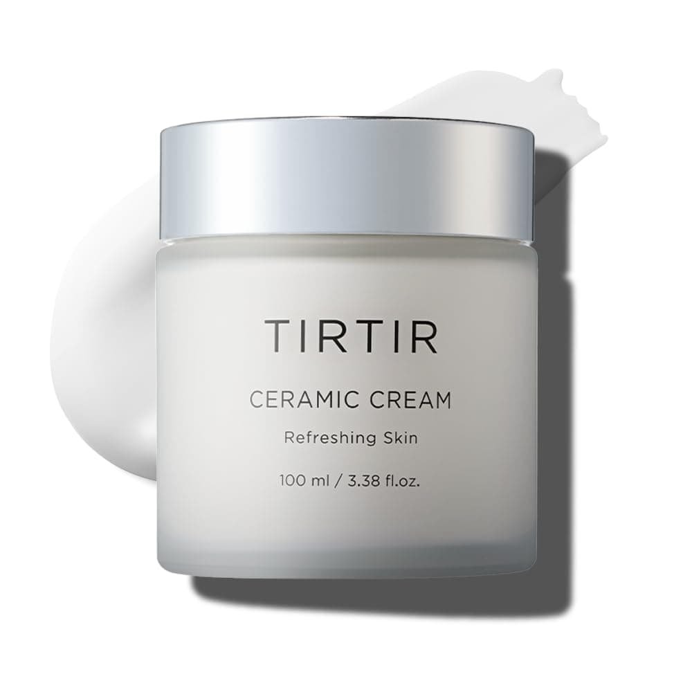 TIRTIR Natural Ceramide Cream Deep moisturizer for Glass Skin Polyglutamic acid Centella Asiatica Extract Skin barrier Lightweight Mild Nature derived ingredients Dry skin Korean skincare