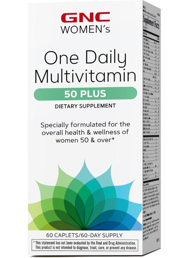 One Daily Multivitamin 50 Plus | Science-Backed Formula | 60 Caplets