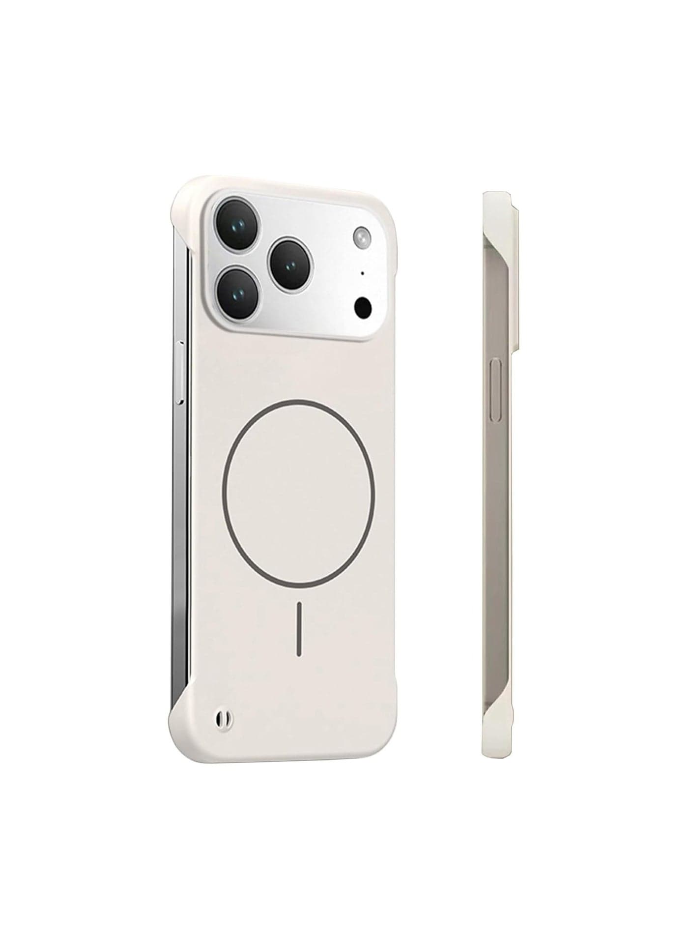 MagSafe Case for iPhone 17 Pro Max (Bare Metal Feel) 【Built-in Powerful Magnets】 【Rapid Heat Dissipation】Ultra-Thin Bezel-Less Protective Case for iPhone 17 Pro Max