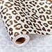 Burymento Brown Leopard Print Wrapping Paper Cut Auxiliary Line Design Gift Wrap for Birthday Gift Wrap for Baby Shower Valentines Mothers day Graduation Wedding Fathers day Christmas 17in x 328ft
