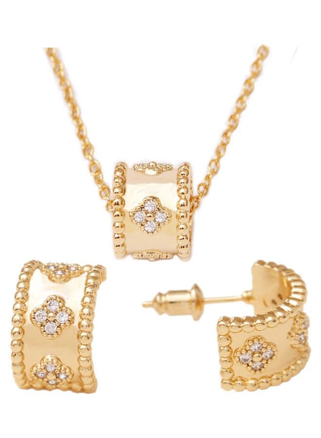 Women's Earring And Necklace Set