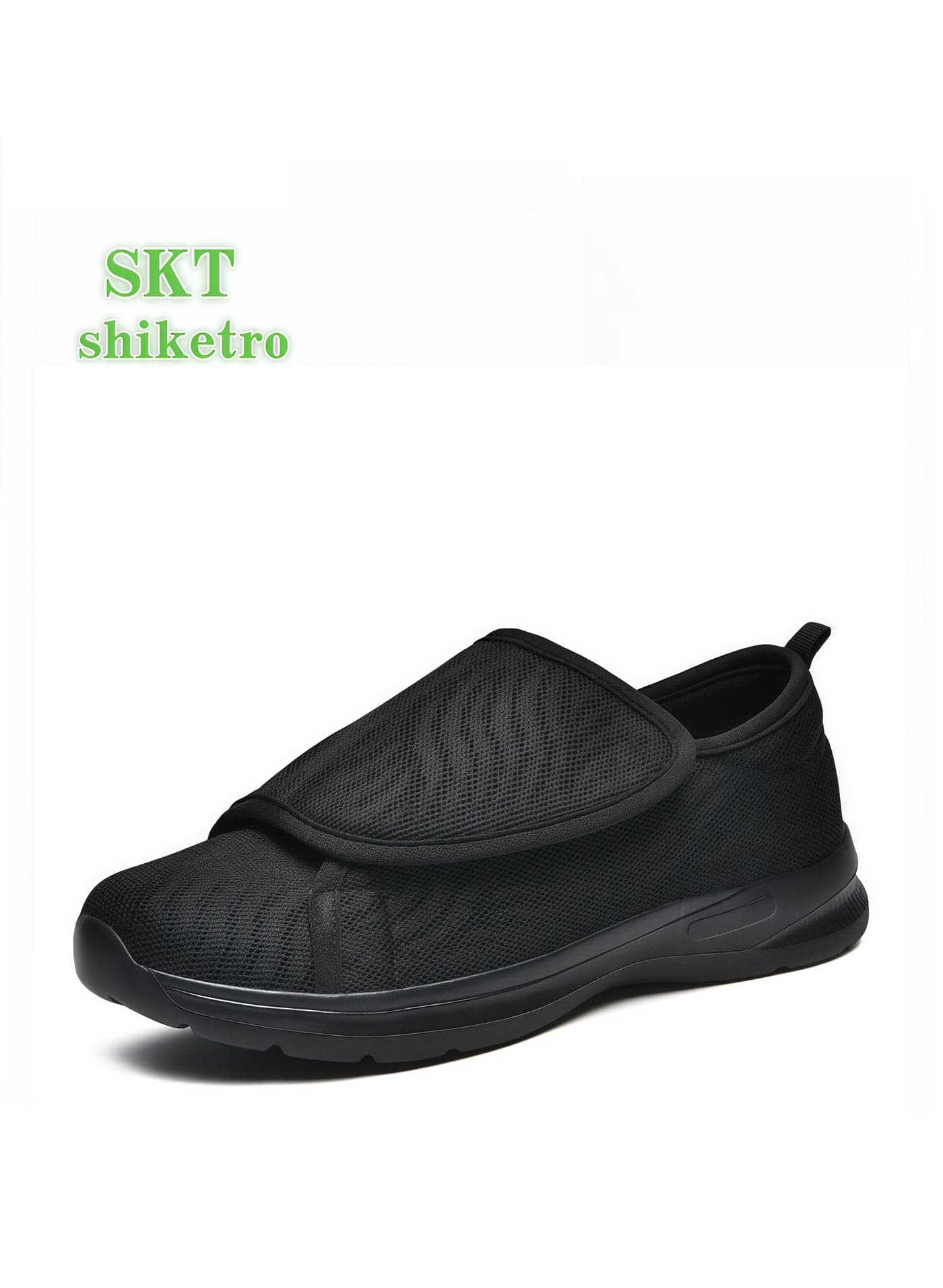 SKT Shiketro Unisex Wide Width Diabetic Shoes with Adjustable Closures Easy On/Off, Breathable Lightweight Comfortable Walking Sneakers for Edema Swollen Feet Summer
