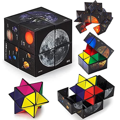 Luaxkpi Toys for 7 8 9 10 Year Old Boy Gifts Ideas Educational Fidget Toys Magic Cube Autism Sensory Toy for Kids Age 812 Infinity Cubes Cool Birthday Gift for Teen Boys Girl Age 810 Years Old