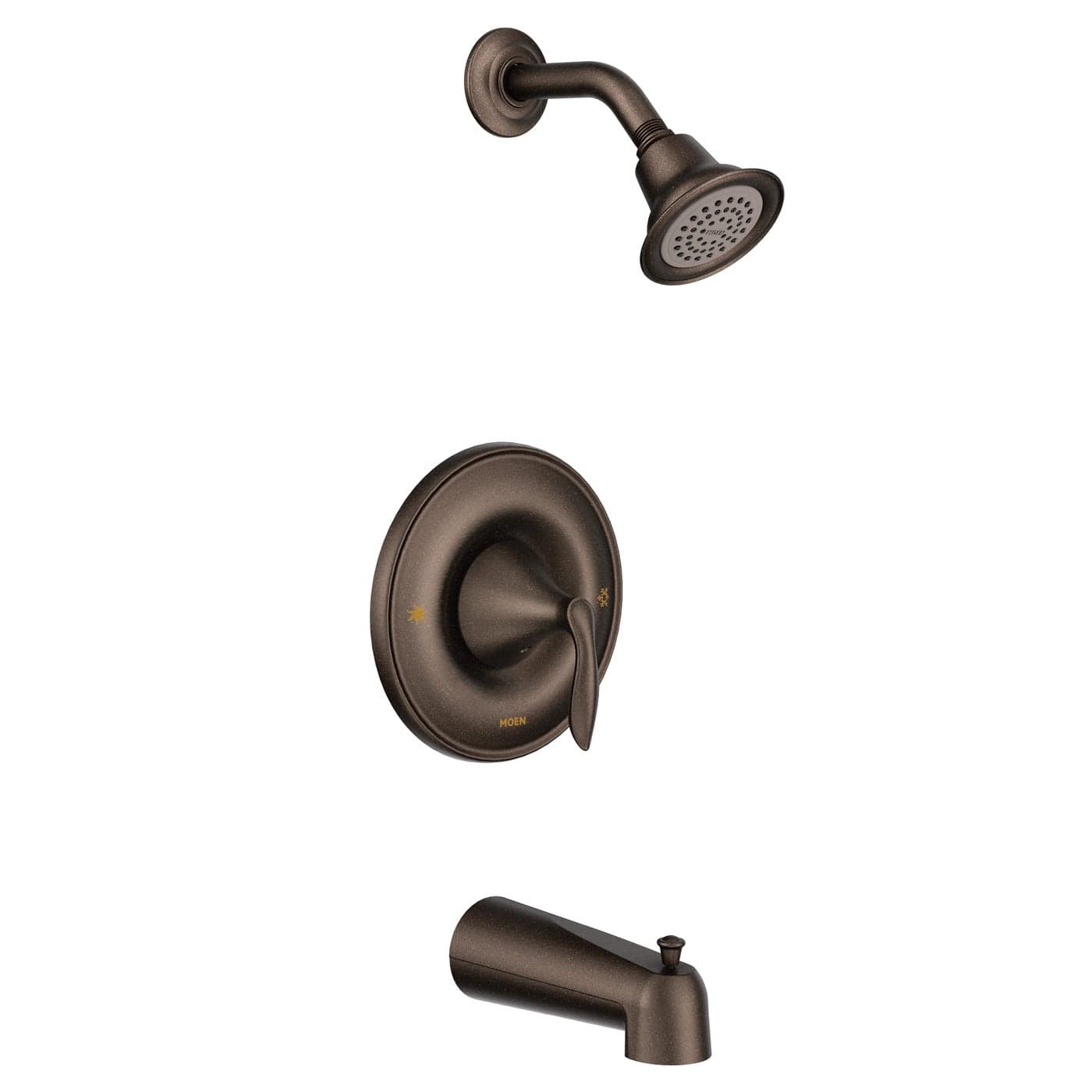 Moen Eva Oil Rubbed Bronze PosiTemp Tub and EcoPerformance Shower Trim Kit Valve Required T2133EPORB