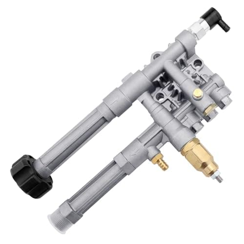 HQPASFY AR42940 Pressure Washer Pump Head Aluminum Compatible with Troy Bilt AR Pump RMW2G20, RMW2G24, RMW2G25, SRMW2.2G26 Pump Head Replaces AR42518 AR43061
