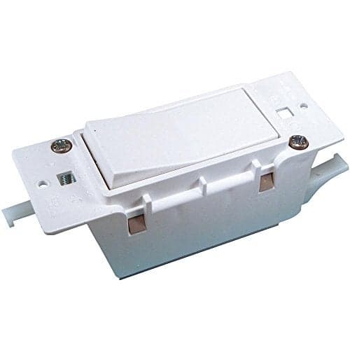 United States HDW United States HDW-E-119C E-119C Single Electric Switch, Pack of 1, White