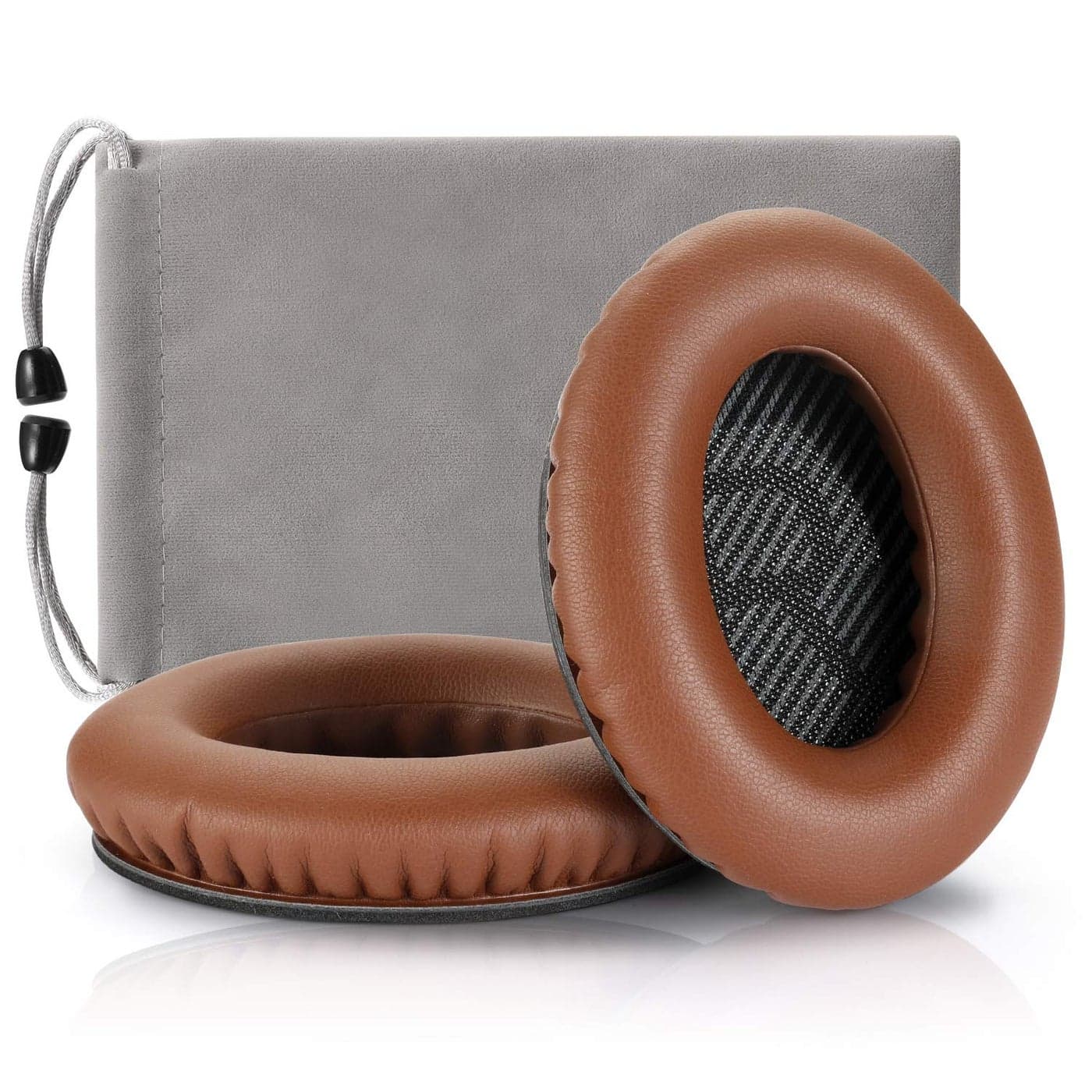 Headphones Replacement Ear Pads,for Bose Quietcomfort QC15 QC25 QC35 35 ii-(Brown)