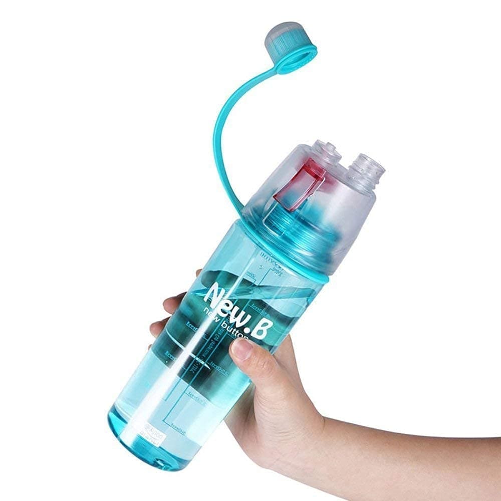 Urdhvamurti Water Mist Plastic Spray Water Bottle 600 ml Multi Colour