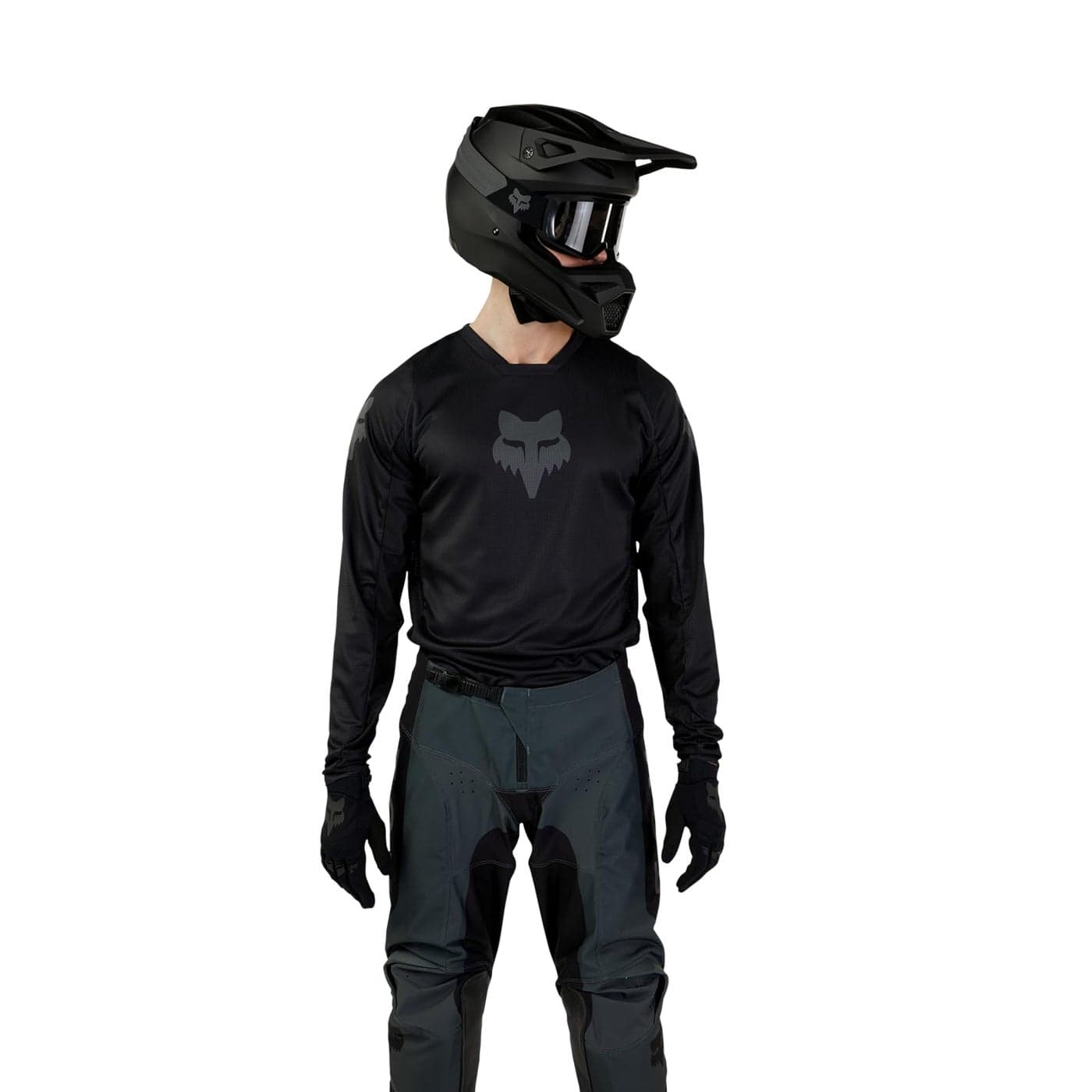 Fox Racing 180 Blackout Motocross Jersey Black XXLarge