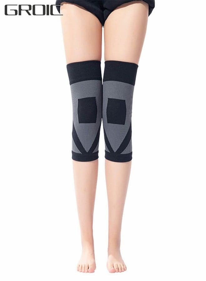Graphene Heating Knee Compression Sleeve, Joint Pain Relief Knee Pad, Knee Support, High Elasticity Knee Pad For Workout, Running, Gym, Fitness, Weightlifting, Sports Fitness Equipment(M)