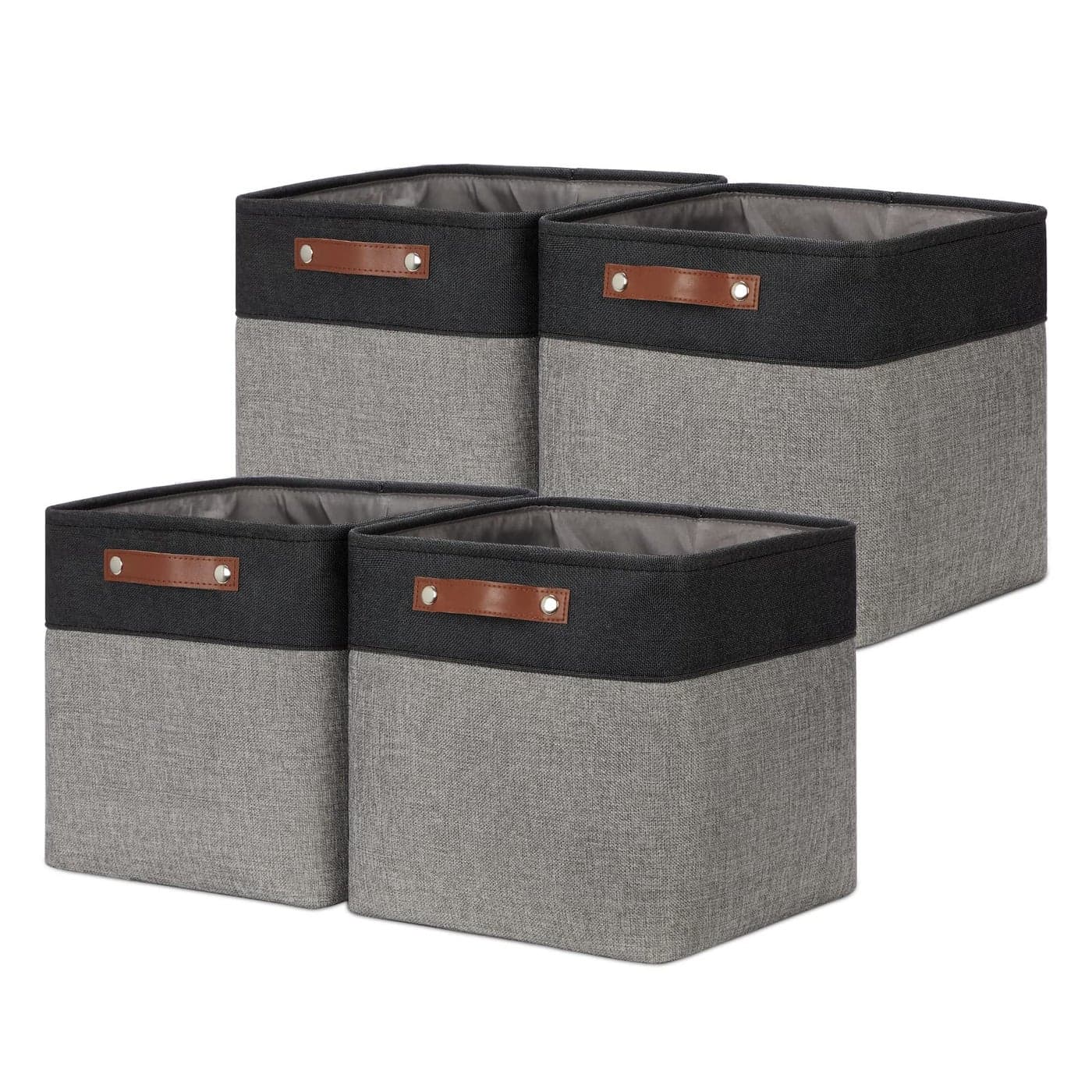 DULLEMELO 11x11 Cube Storage Bins for Cube organizer Foldable Cube Storage Bins Baskets for Organizing Home Office Closet Shelves Toy NurseryFabric Cube Baskets Bin for Home organization