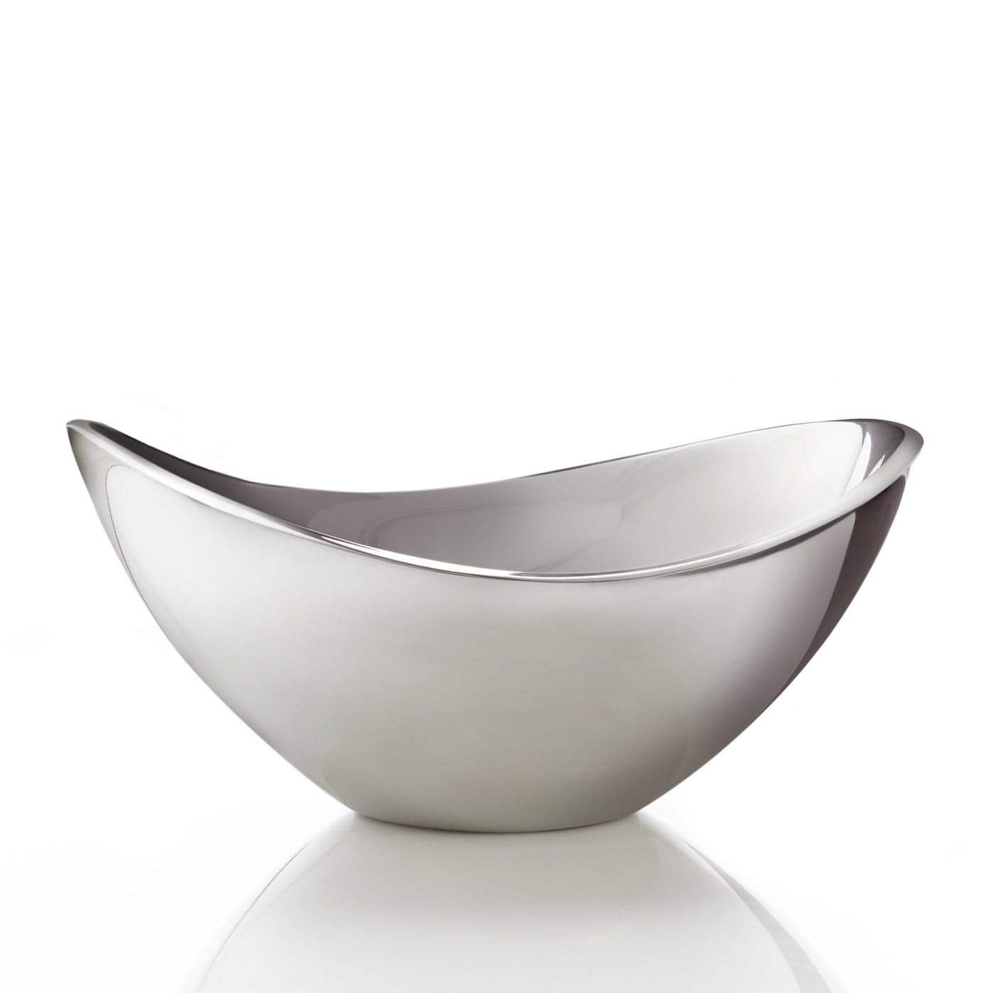 Nambe Butterfly Bowl 9inch Sculptural Metal Alloy Serving Bowl Elegant Contemporary Tableware with Graceful Curves Retains Temperature Oven Freezer Safe Decorative Centerpiece for Kitchen