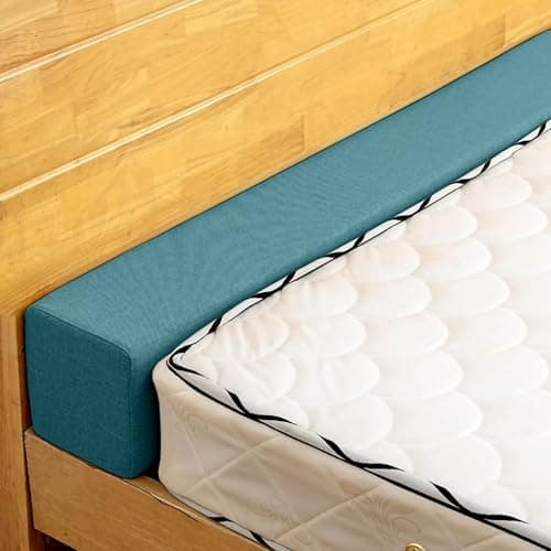 ThinMay Mattress Extender for Twin/Twin XL/Queen/King Bed, Bed Gap/Space/Crack Filler Between Headboard and Mattress or Wall, High-Density Foam with Removable Cover(Dark Blue-LxWxH-39 * 2 * 6in)