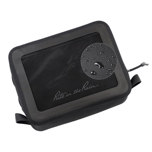 Rite in the Rain Monsoon Reach Medium Utility Bag 9 x 7 x 3 Touch Screen Compatible Water tight TPU Construction Storage Bag No P797