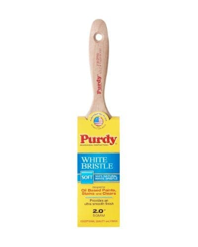 Purdy DB777421 144380420 White Bristle Series Sprig Flat Trim Paint Brush 2 inch
