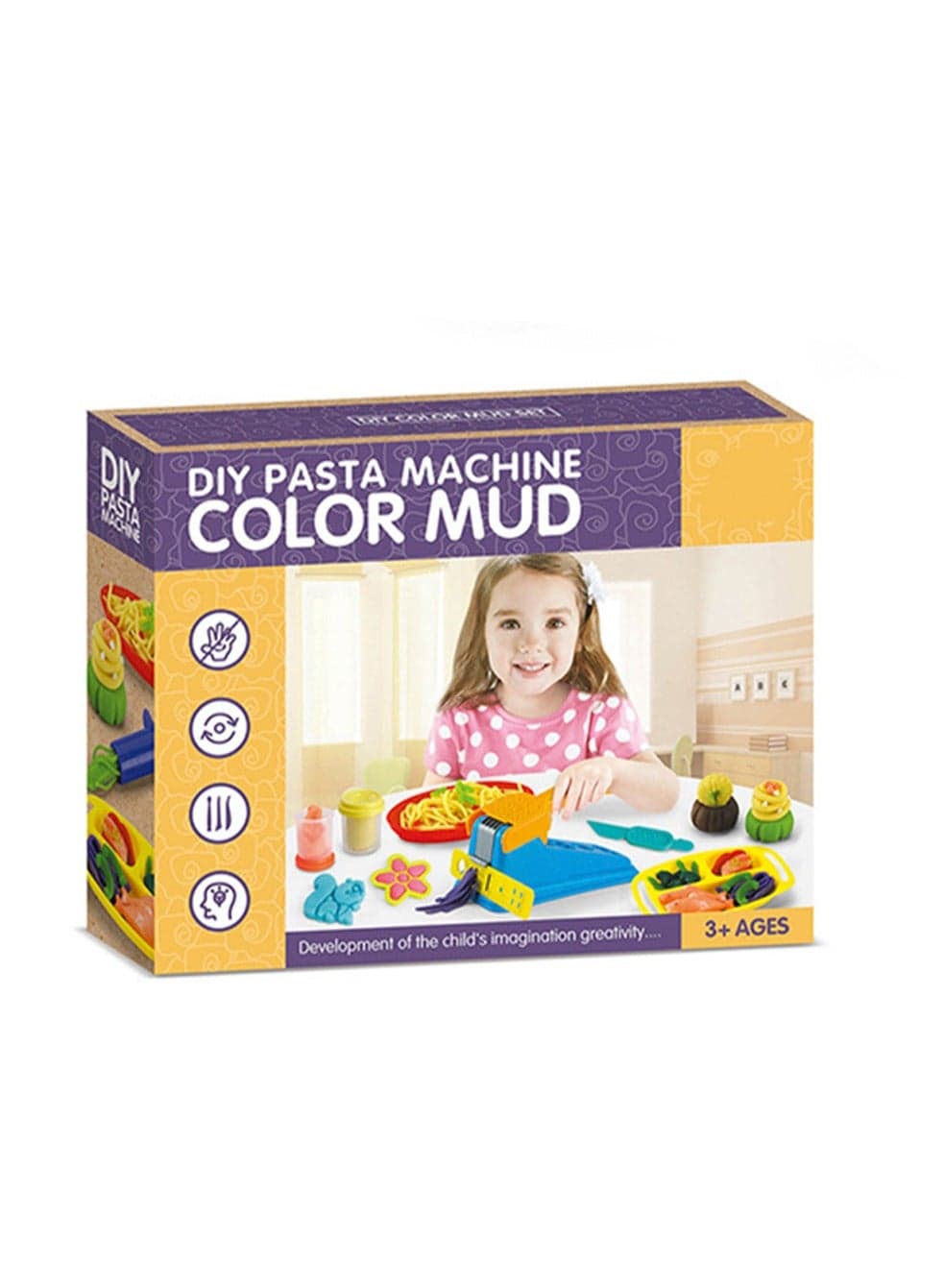 DIY Children'S Handmade Colored Clay Noodle Machine Set, Colored Clay Toy Set, Parent-Child Early Education Toy Gift, Exercise Baby'S Hands-On Ability