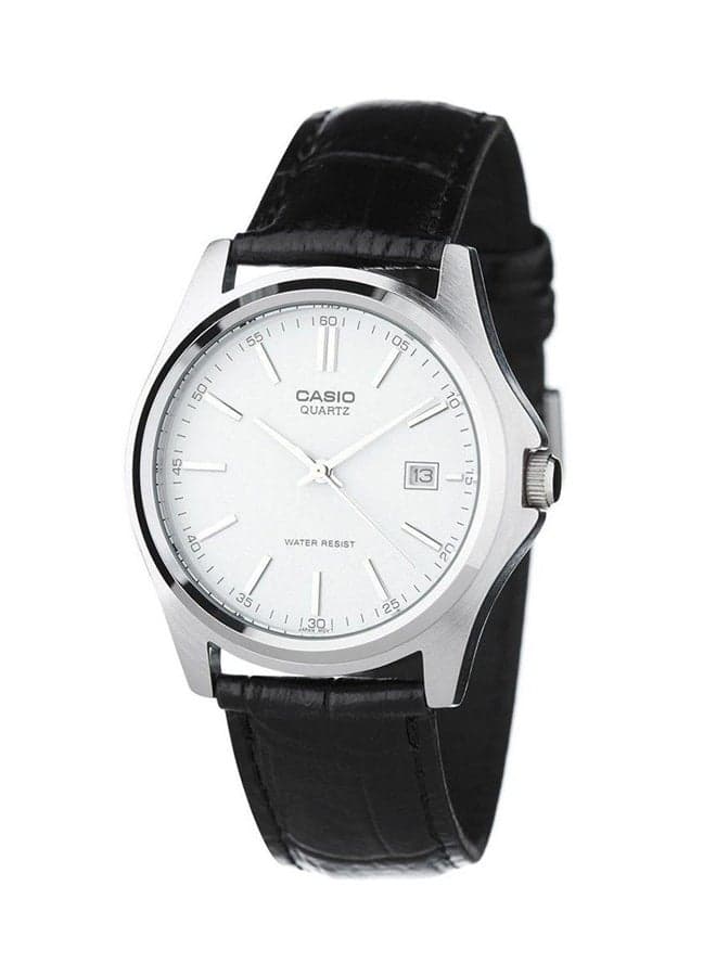 Women Leather Analog Watch LTP-1183E-7A - 29 mm - Black