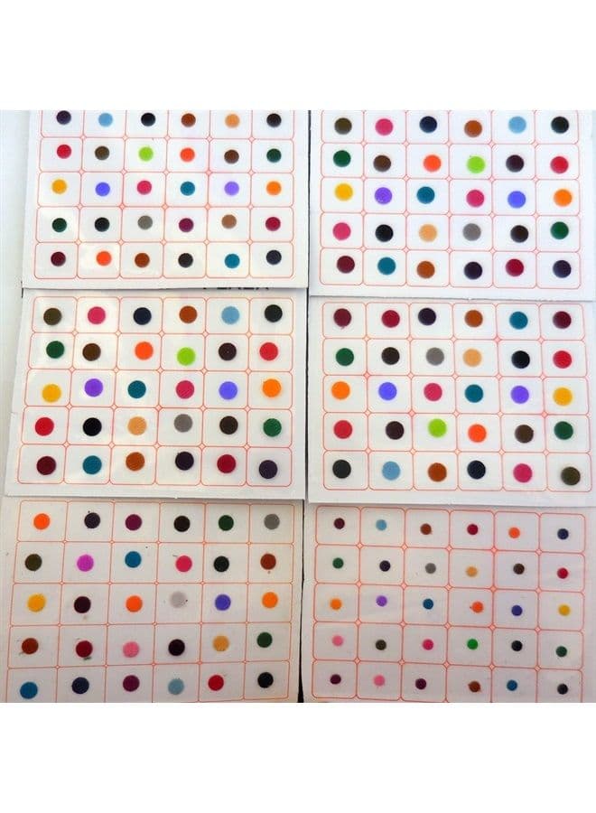 720 X Count Bindi dots Multi size multicolor Bindi Round Bindi Polka dots daily use bindi stickers (Multicolored)