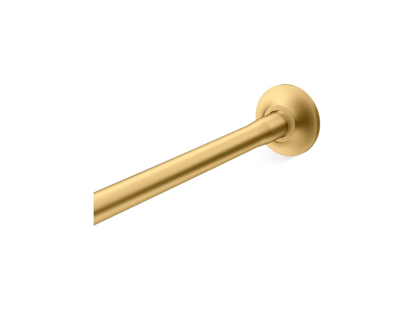 KOHLER K93502MB EXPANSE CURVED SHOWER ROD TRANSITIONAL Vibrant Brushed Moderne Brass
