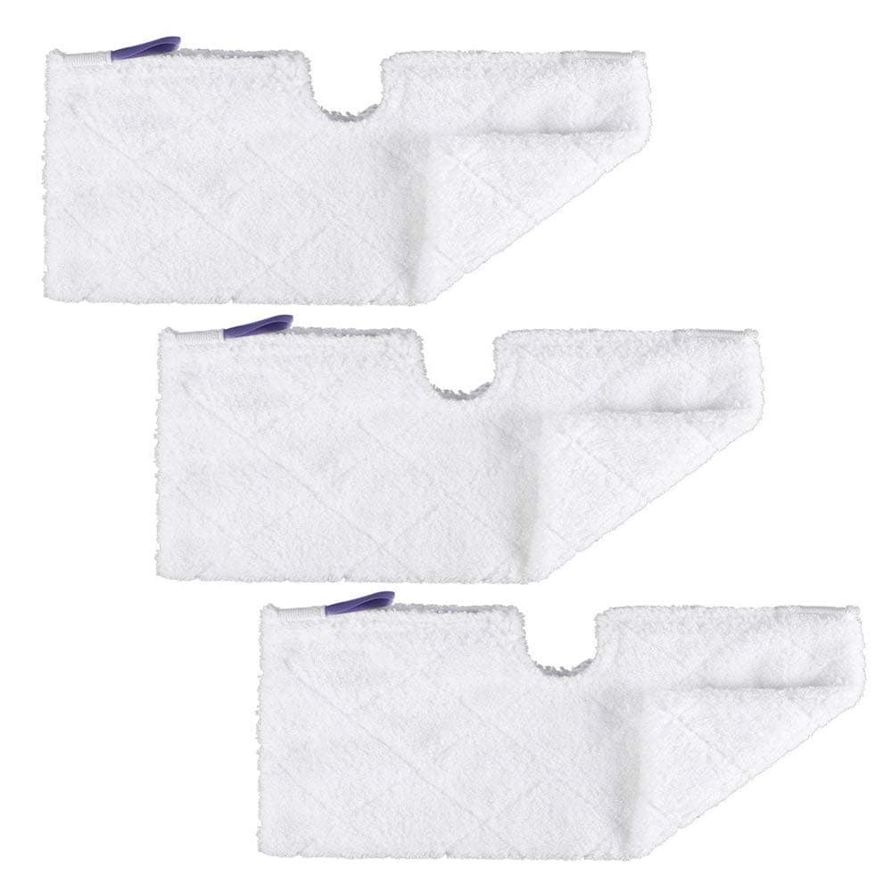 3pcs EuroPro Cleaning Mop Pads Replacement DoubleSided XL Microfiber Cleaning Pads for Shark Pocket Steam Mop XLT3501 Extra Large