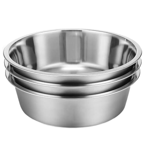 Stainless Steel Raised Cat Food Bowl for 3 Bowls, 4.7-Inch Replaceable Cat Bowl, 3 Pack (Only fit 4.7 inch 3 Bowls)