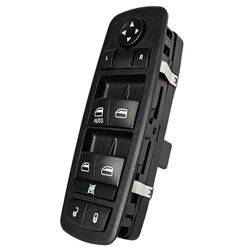 SWITCHDOCTOR Window Master Switch for 2008-2012 Liberty, 2009-2010 Dodge Journey, and 2007-2011 Dodge Nitro (Pin Check Required Before Purchase, 4602632AH, 4602632AC, Green Light)