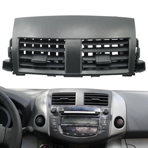 runfider Center Dash A/C Outlet Air Vent Panel Cover for Toyota RAV4 2006 2007 2008 2009 2010 2011 2012 Replaces 55670-42060-B0 55663-42020 55670-0R010 55670-0R010-B0